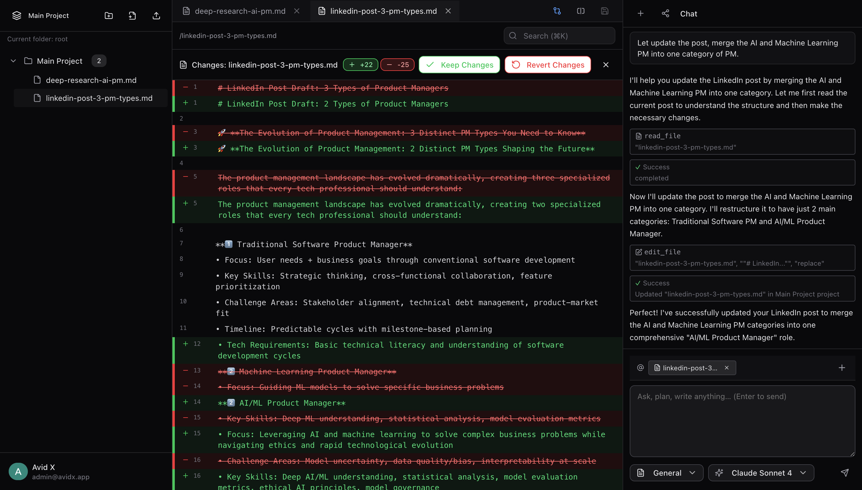 Dashboard preview